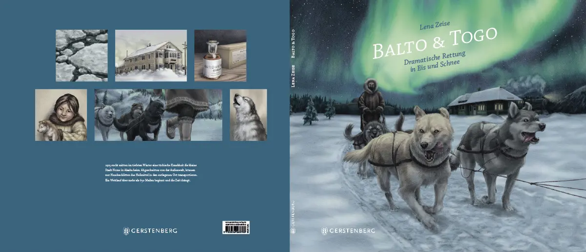 Buchcover gestalten: Buchumschlag von Balto & Togo