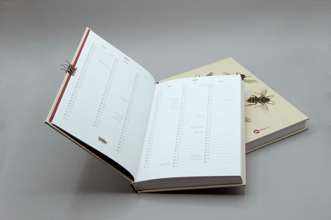 Bienenkalender 2023: Jahresübersicht