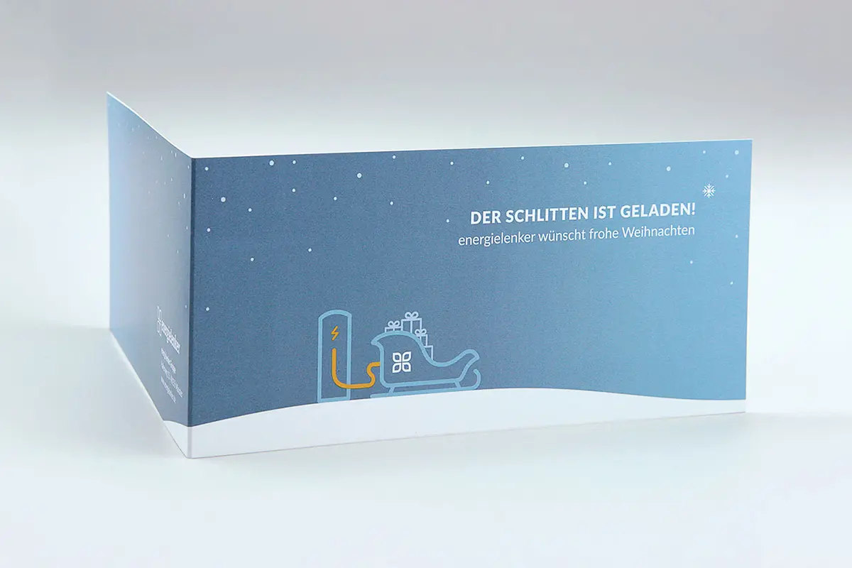 Vom Icon-System zur Erklärgrafik: Grafik auf der Weihnachtskarte