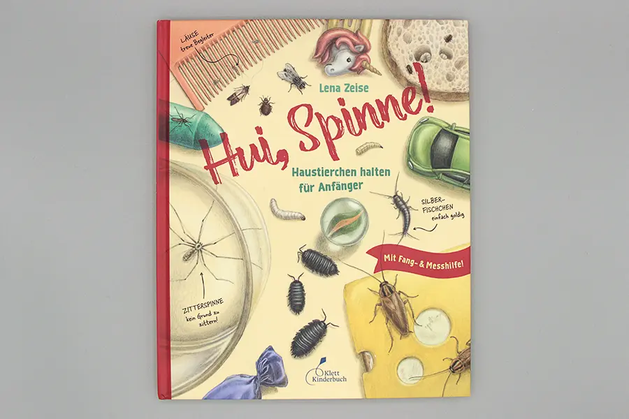 Buchillustration: Cover von Hui, Spinne!