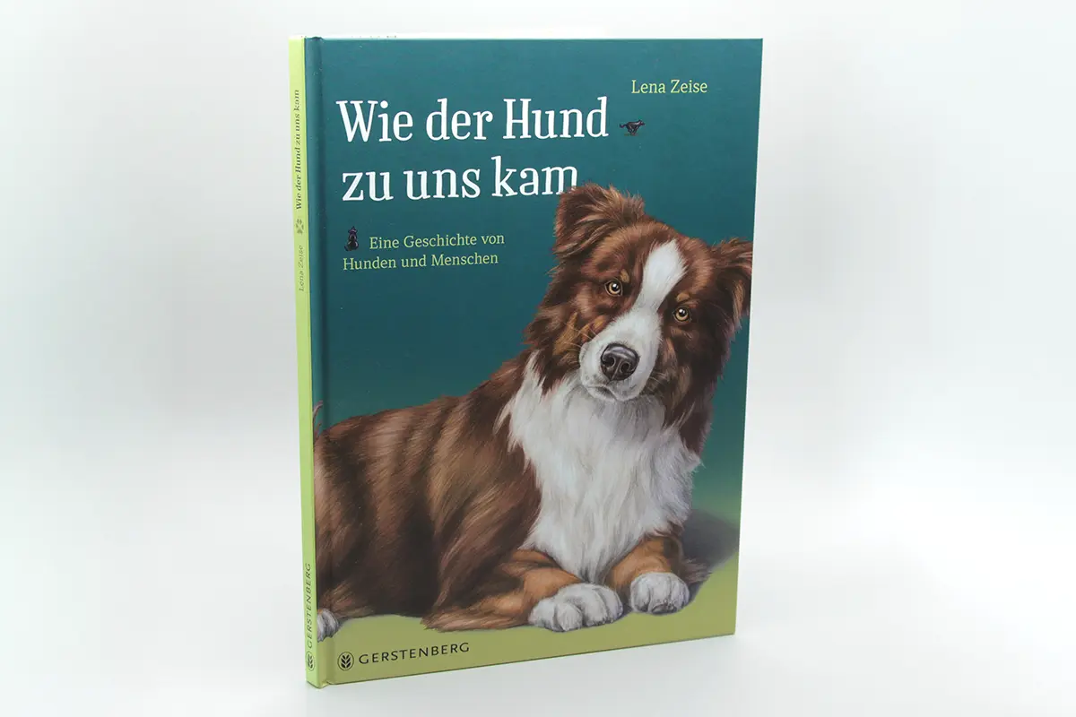 Wie der Hund zu uns kam: Cover mit Hundeportrait