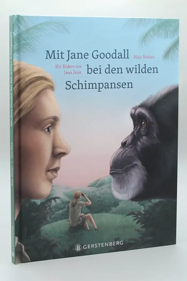 Buchillustration & Buchgestaltung: Mit Jane Goodall bei den wilden Schimpansen