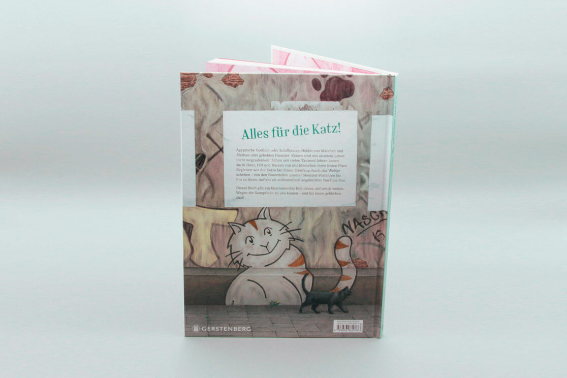 Wie die Katze zu uns kam: Rückseite des Buchumschlags