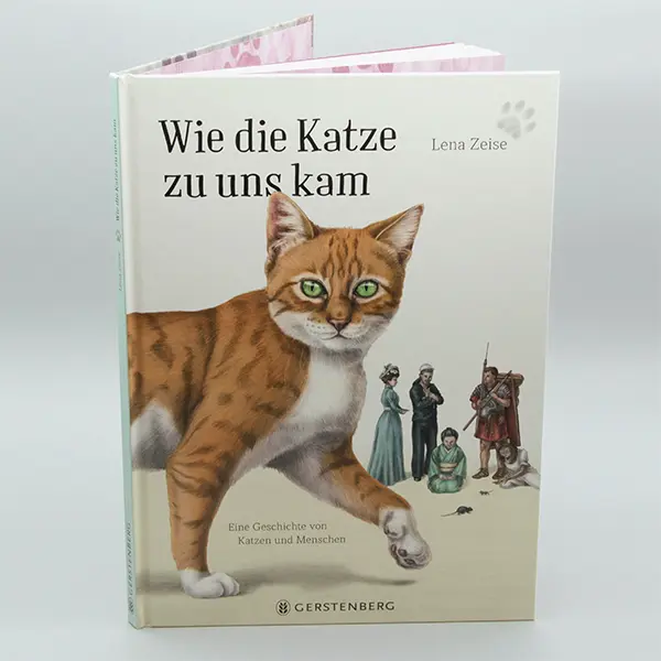 Buchillustration & Buchgestaltung: Wie die Katze zu uns kam
