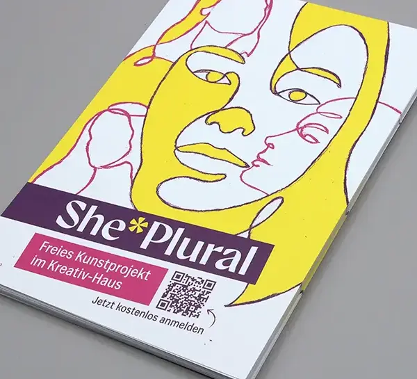 Flyergestaltung She*Plural: Vorschaubild