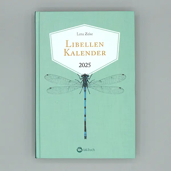 Buchillustration & Buchgestaltung: Cover des Libellenkalenders 2025